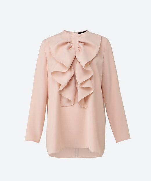 ロングスリーブボリュームラッフルブラウス YCB－425－503