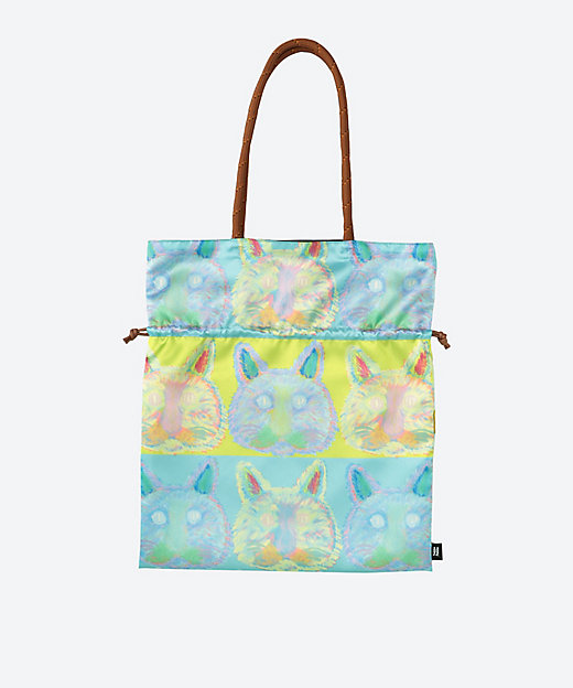 サテン巾着トートバッグ SKTB－BEARCAT＿A | YokkePokke