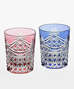 江戸切子 冷酒杯＜月下美人＞ | KAGAMI/カガミ | 三越伊勢丹オンライン