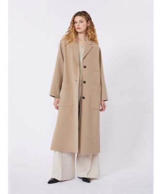 ガロシェ ウール ブレンド シングルブレスト コート