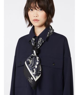 オネスト ピュア シルク ツイル スカーフ 5541146406