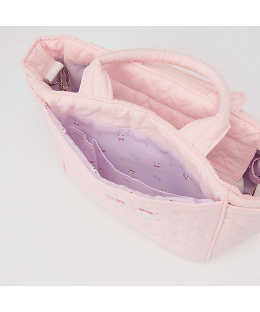 メゾピアノママ ウサギアップリケ2wayトートバッグ 6061444