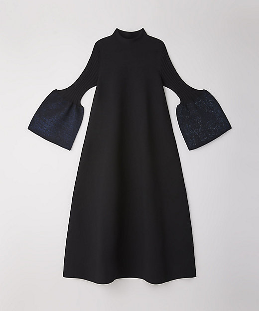 POTTERY GLITTER MOCKNECK LONG BELL