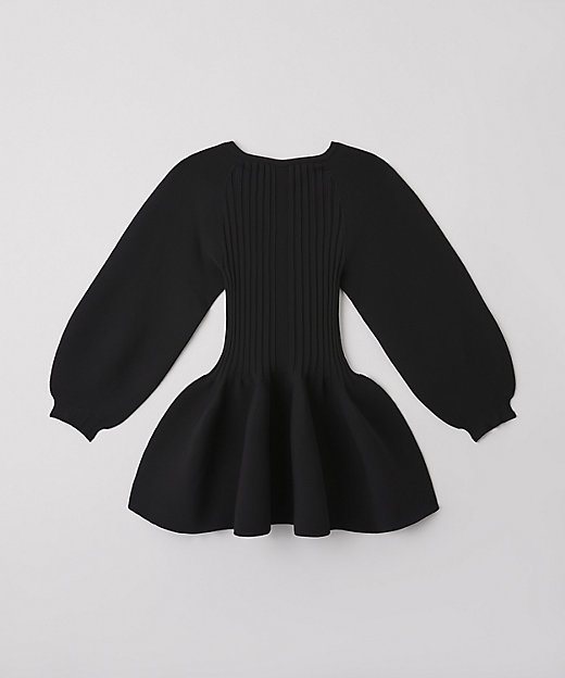 POTTERY LONG PUFF SLEEVE FLARE TOP