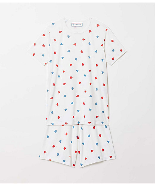 W＆Sプリント半袖パジャマ 大人サイズ A0EV201 | PETIT