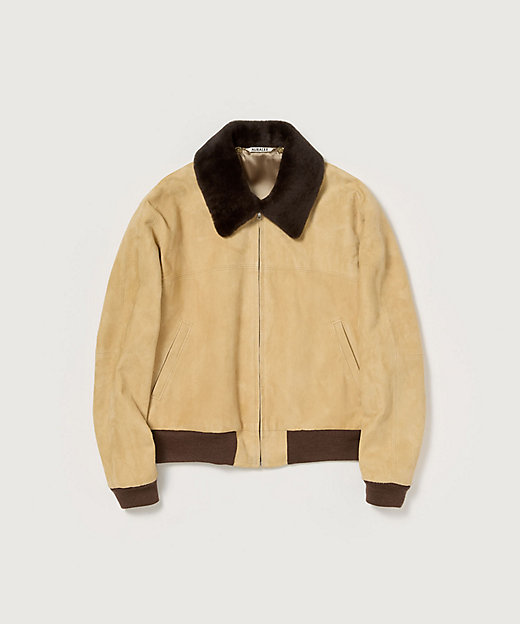 ブルゾン GOAT SUEDE ZIP BLOUSON