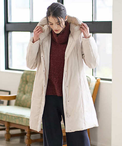 暖か・軽い］フーディーダウンコート | CHRISTIAN AUJARD（Women