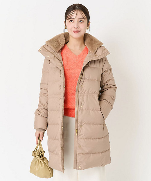 小さいサイズ】ベーシックタフタロングダウンコート（新色追加） | MK