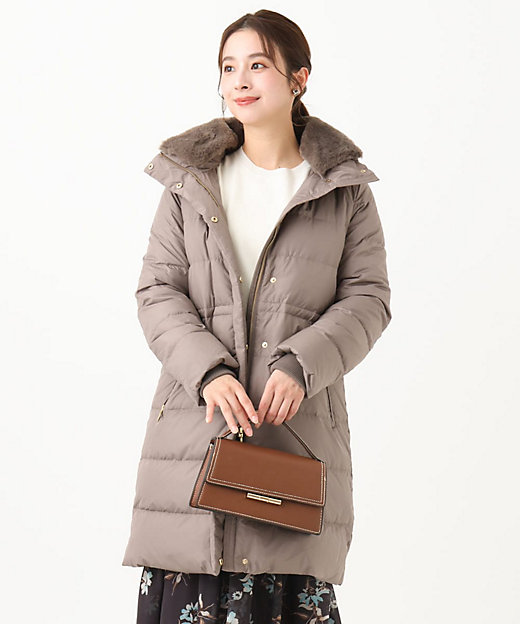 小さいサイズ】ベーシックタフタロングダウンコート（新色追加） | MK