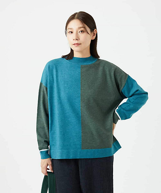 バイカラーニット | GIANNI LO GIUDICE(Women/小さいサイズ)/ジャンニ