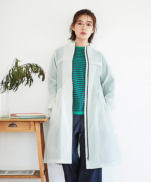 ナイロンストレッチタフタロングコート | GIANNI LO GIUDICE(Women