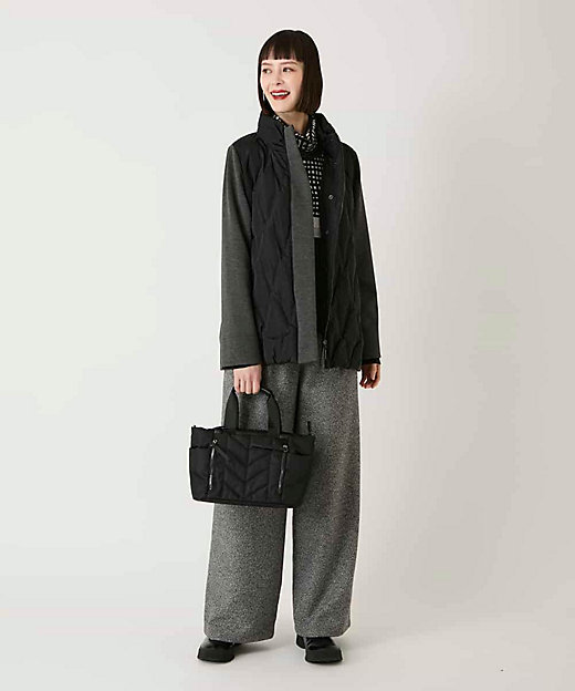 大きいサイズ】チェックアクセントタートルネックニット | HIROKO BIS