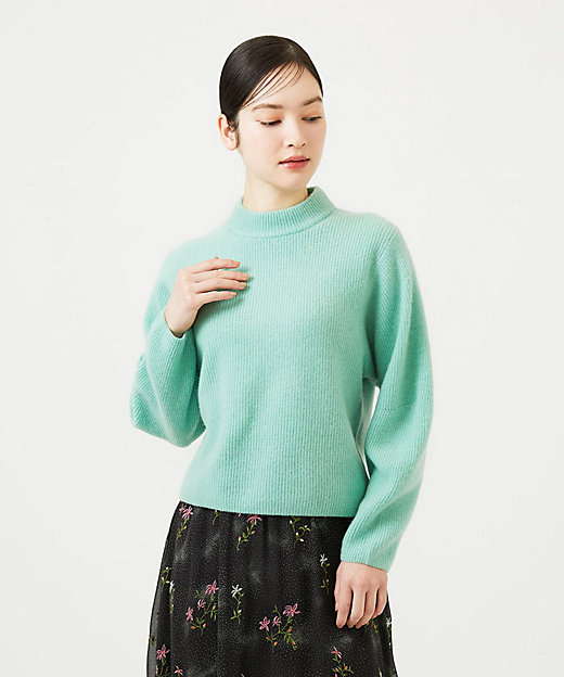 カシミヤ100％ モンゴル製 タートルネックニット S 美品 モンゴル