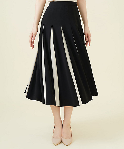 バイカラープリーツフレアスカート | Sybilla (Women)/シビラ | 三越