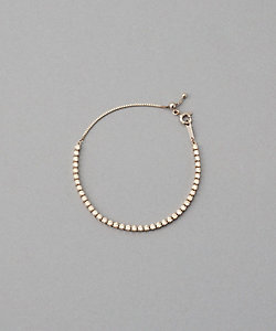 レイヤード］ K10YG パール ステーション ブレスレット | ete