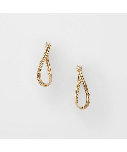 K18 フープ ピアス | agete/アガット | 三越伊勢丹オンラインストア