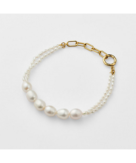 ゴールド淡水パールブレスレット | agete/アガット | 三越伊勢丹