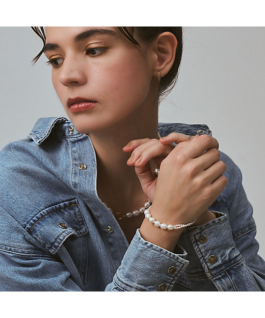 ゴールド淡水パールブレスレット | agete/アガット | 三越伊勢丹