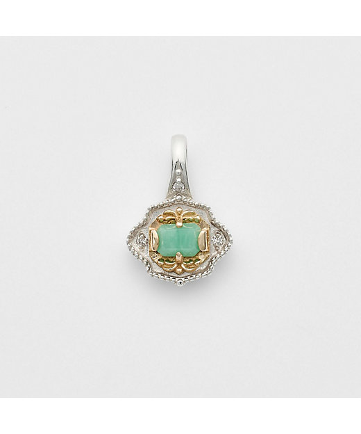 5月誕生石＞シルバーエメラルドチャーム | agete/アガット | 三越