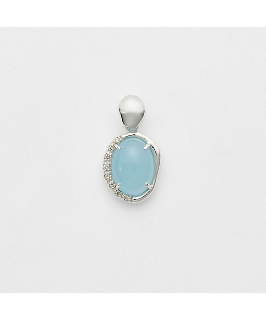 3月誕生石＞シルバーアクアマリンチャーム | agete/アガット | 三越