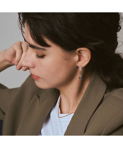 K10カイヤナイトピアスチャーム | agete/アガット | 三越伊勢丹