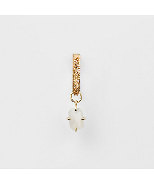 K10ムーンストーンピアスチャーム（片耳用） | agete/アガット