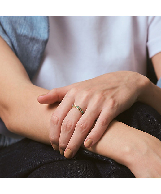 K10マルチストーンリング | agete/アガット | 三越伊勢丹オンライン