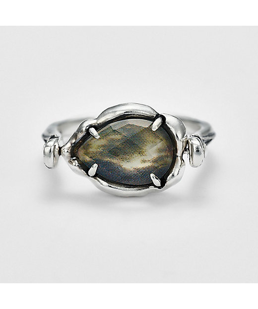 シルバークォーツ／ガーネットリング | agete/アガット | 三越伊勢丹