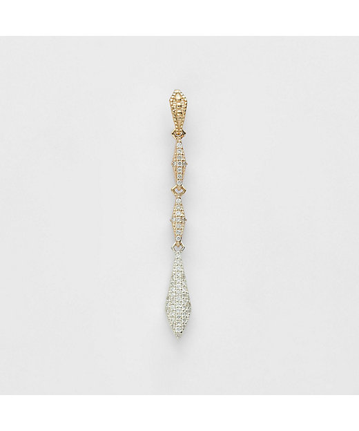 K10／シルバーダイヤモンドチャーム（0．11ct ） | agete