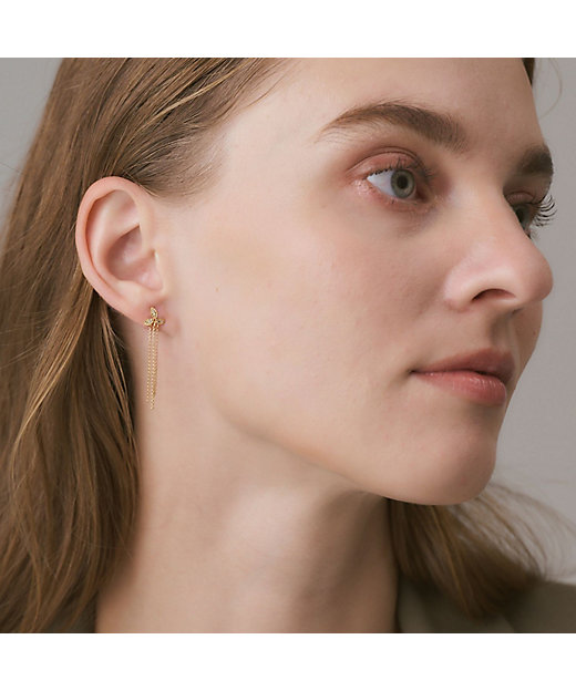 K18ダイヤモンドピアス（0．03ct） | agete/アガット | 三越