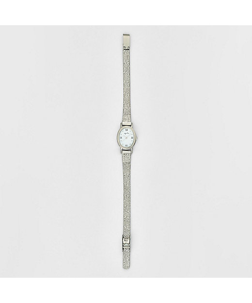 オーバルフェイスウォッチ／シルバー | agete/アガット | 三越伊勢丹