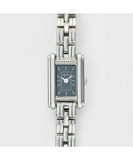 スクエアフェイスウォッチ／シルバー | agete/アガット | 三越伊勢丹