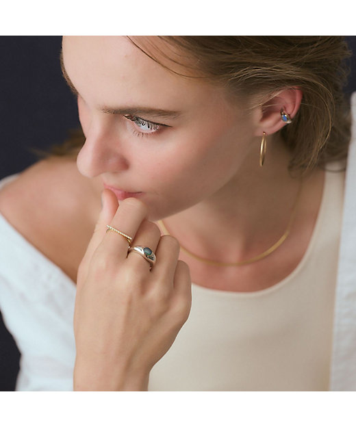 シルバー／K10ダークオパールリング | agete/アガット | 三越伊勢丹