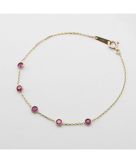 K10ルビーブレスレット | agete/アガット | 三越伊勢丹オンライン