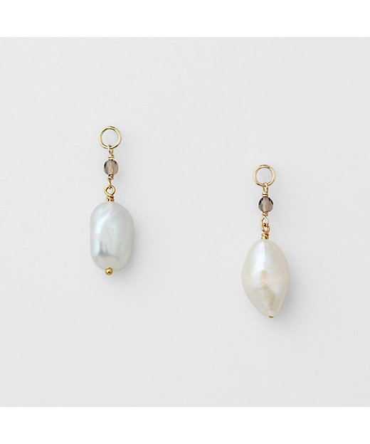 K10淡水パールピアスチャーム | agete/アガット | 三越伊勢丹