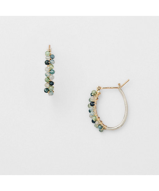 シルバー／K10トルマリンピアス | agete/アガット | 三越伊勢丹