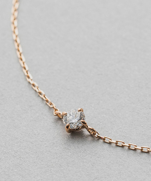 K18 ダイヤモンド 0．1ct ブレスレット「ブライト」 | ete