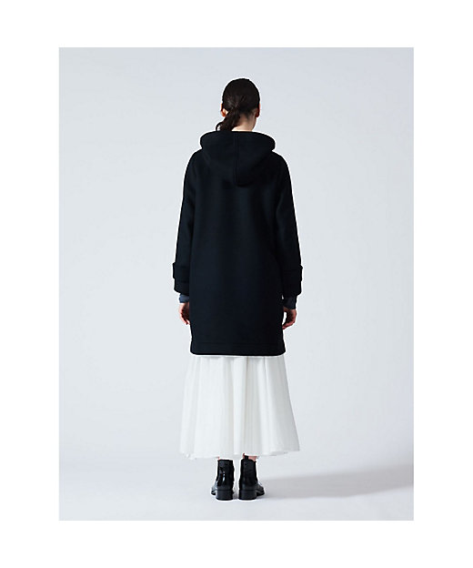 mizuiro ind Aラインフード付きコート | mizuiro ind