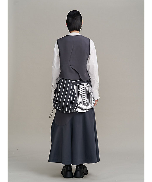 WAVE ASYMMETRY VEST【セットアップ着用可能