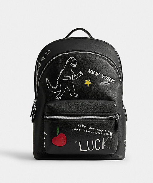 チャーター バックパック・スケッチ プリント | COACH/コーチ | 三越