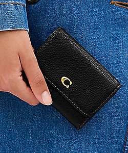 ジップ カード ケース・ラブド レザー | COACH/コーチ | 三越伊勢丹