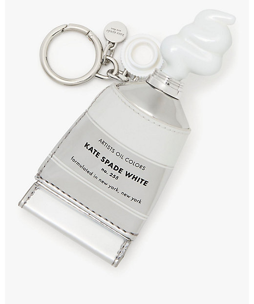 スクイーズ シャイニー メタリック ペイント チューブ キー フォブ