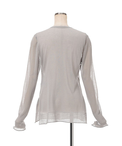 High Gauge Sheer Knit Cardigan 6S