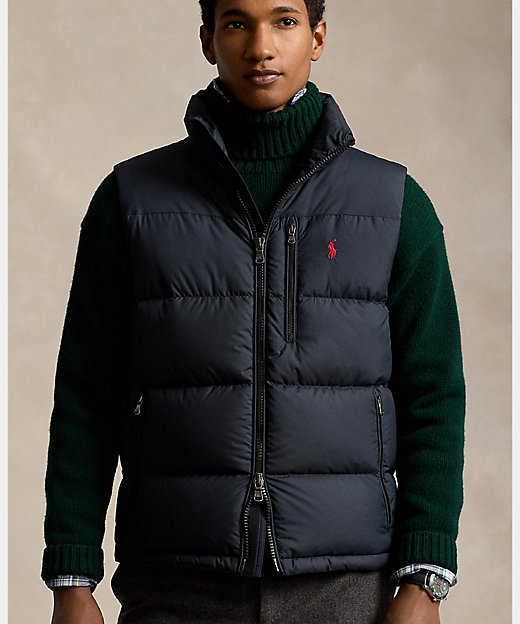 ロサーセンROSRESEN 2WAY中綿ダウンニットジャケット ダウンベスト L