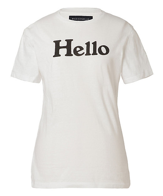 Tシャツ HELLO TEE MB000－7001 | MADISONBLUE