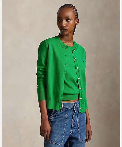 コットン クルーネック カーディガン WMPOSWENDW20443