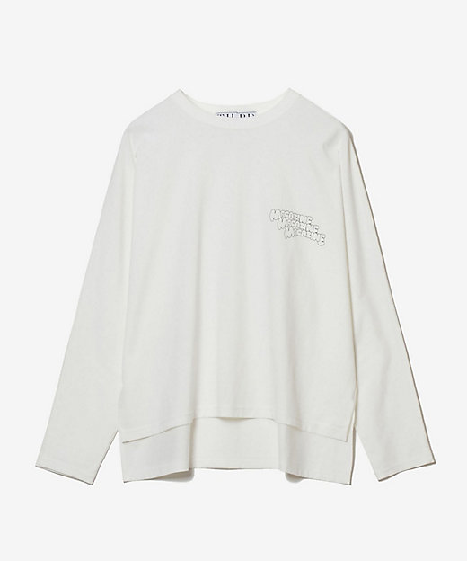 スリーロゴロングスリーブT A0861UTS004 | THIRD MAGAZINE