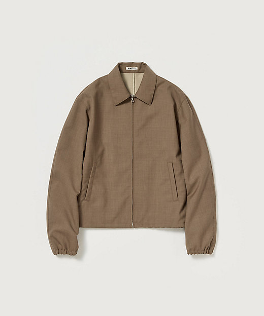 ブルゾン BONDED TROPICAL WOOL ZIP