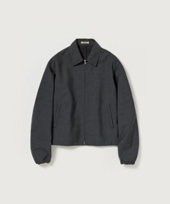 ブルゾン BONDED TROPICAL WOOL ZIP