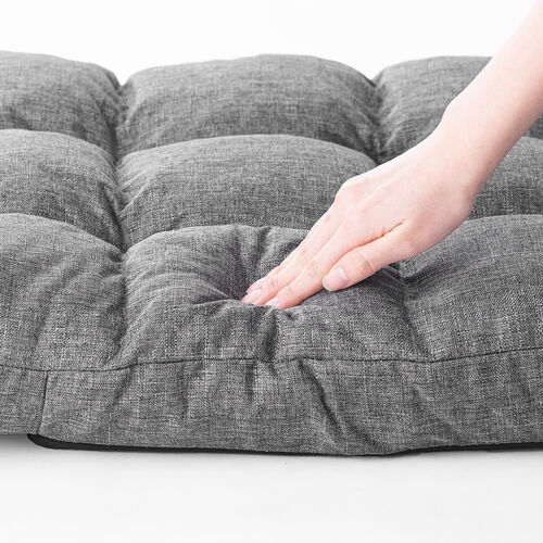 ふわふわ座椅子 ファブリック生地 42段階リクライニング 低反発